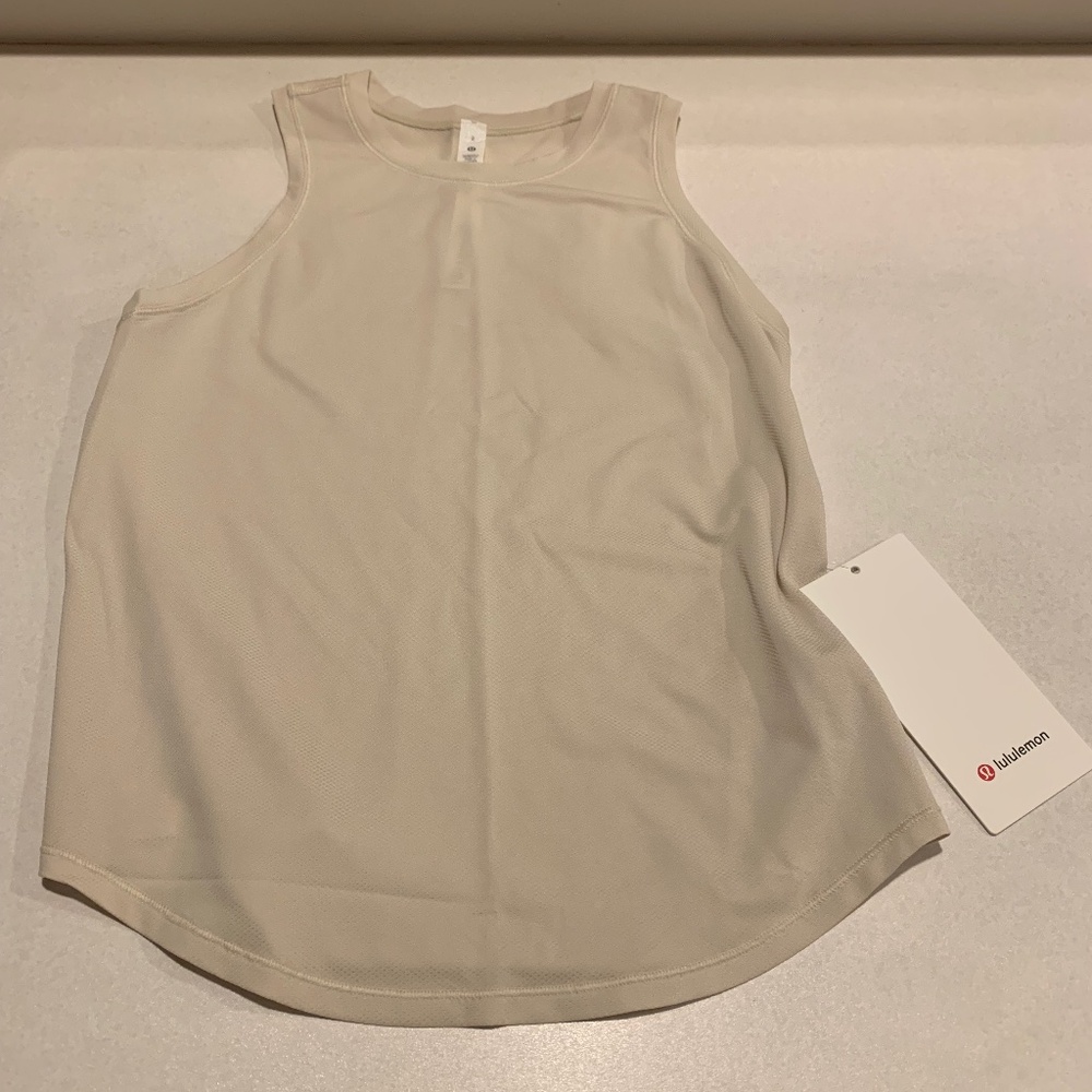 Lululemon High Neck Train and Run Racerback Tank